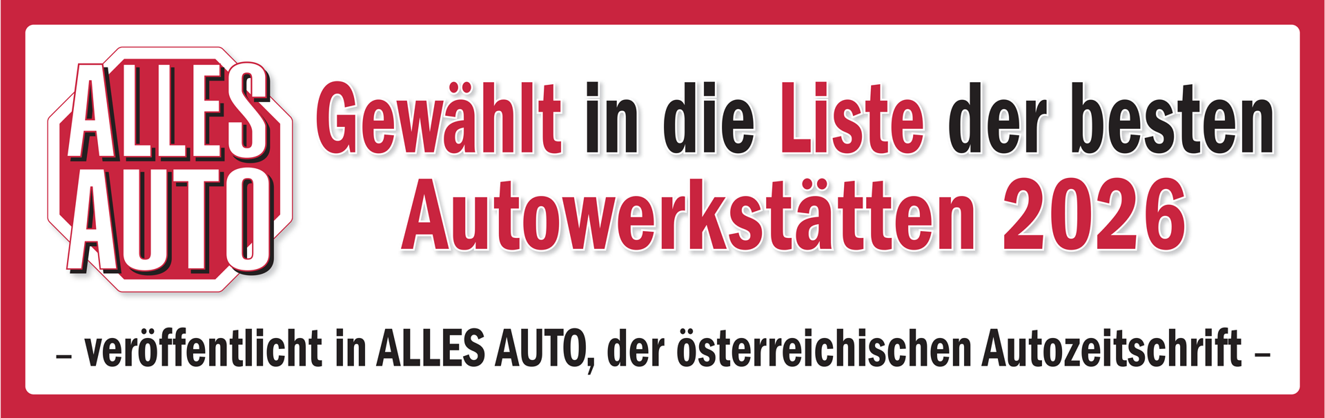 Alles Auto Badge
